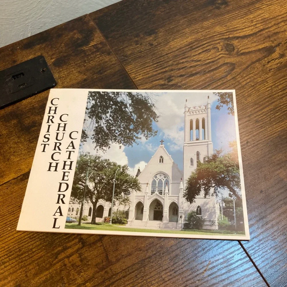 Christ Church Cathedral New Orleans Episcopal Neo-Gothic Architecture Souvenir